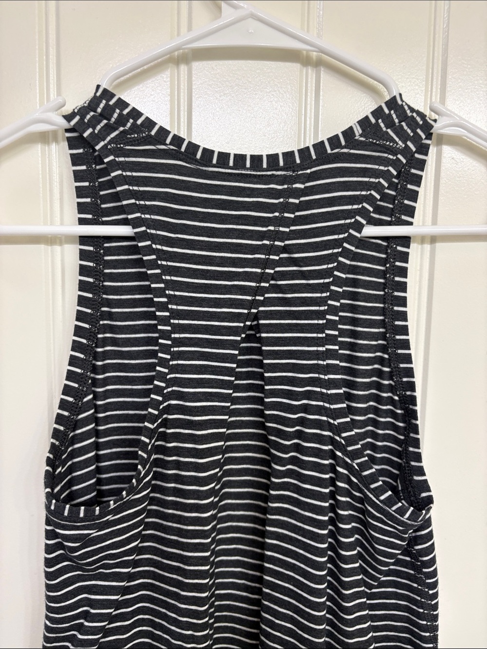 lululemon athletica Black and White Striped Tank Top - Picture 5 of 9